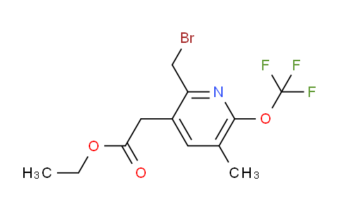 AM17765 | 1361909-88-7 | Ethyl 2-(bromomethyl)-5-methyl-6-(trifluoromethoxy)pyridine-3-acetate