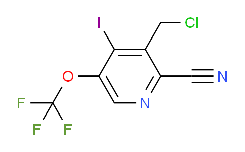 3-(Chloromethyl)-2-cyano-4-iodo-5-(trifluoromethoxy)pyridine