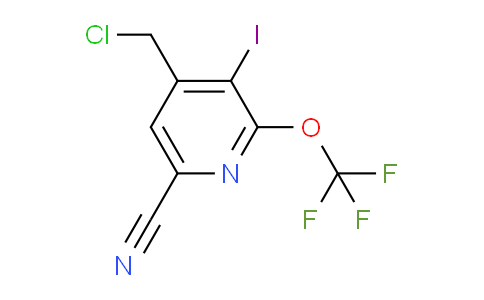 4-(Chloromethyl)-6-cyano-3-iodo-2-(trifluoromethoxy)pyridine