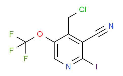 4-(Chloromethyl)-3-cyano-2-iodo-5-(trifluoromethoxy)pyridine