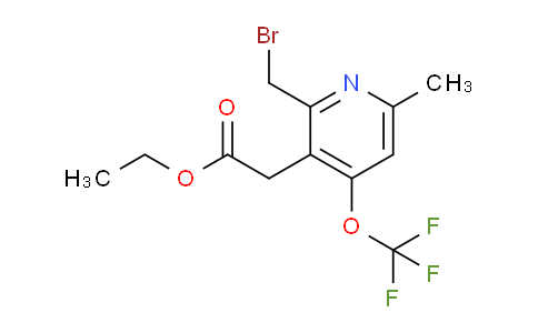 AM17768 | 1361920-96-8 | Ethyl 2-(bromomethyl)-6-methyl-4-(trifluoromethoxy)pyridine-3-acetate