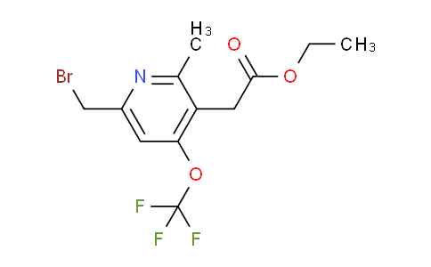 AM17769 | 1361903-56-1 | Ethyl 6-(bromomethyl)-2-methyl-4-(trifluoromethoxy)pyridine-3-acetate