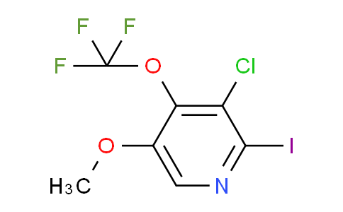 3-Chloro-2-iodo-5-methoxy-4-(trifluoromethoxy)pyridine