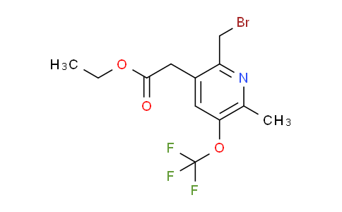AM17770 | 1361713-26-9 | Ethyl 2-(bromomethyl)-6-methyl-5-(trifluoromethoxy)pyridine-3-acetate