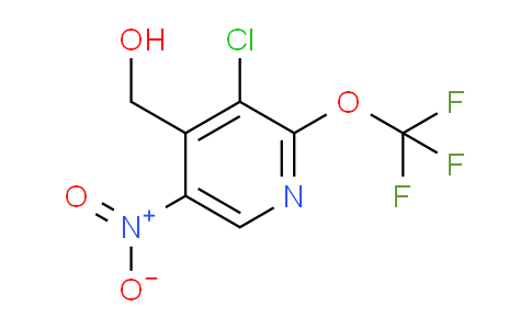 3-Chloro-5-nitro-2-(trifluoromethoxy)pyridine-4-methanol