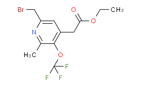 AM17771 | 1361816-58-1 | Ethyl 6-(bromomethyl)-2-methyl-3-(trifluoromethoxy)pyridine-4-acetate