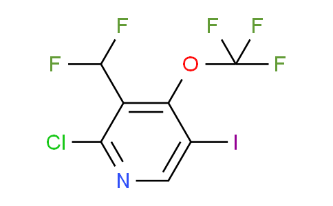 2-Chloro-3-(difluoromethyl)-5-iodo-4-(trifluoromethoxy)pyridine