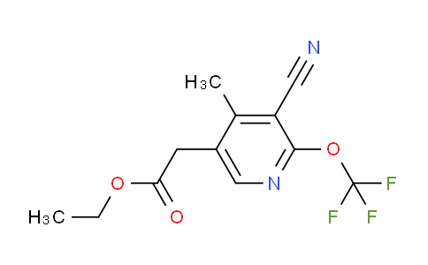 AM177714 | 1804731-12-1 | Ethyl 3-cyano-4-methyl-2-(trifluoromethoxy)pyridine-5-acetate