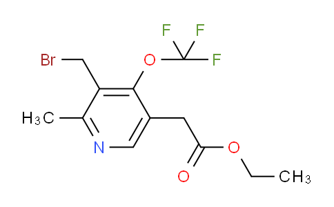 AM17772 | 1361737-04-3 | Ethyl 3-(bromomethyl)-2-methyl-4-(trifluoromethoxy)pyridine-5-acetate