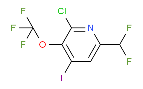 2-Chloro-6-(difluoromethyl)-4-iodo-3-(trifluoromethoxy)pyridine