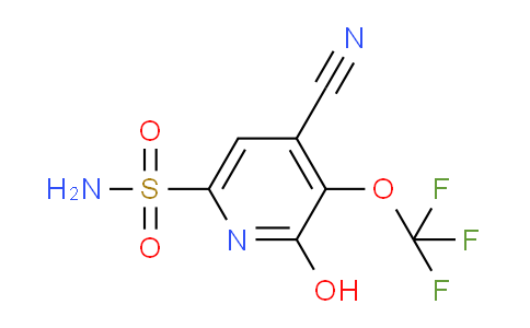 4-Cyano-2-hydroxy-3-(trifluoromethoxy)pyridine-6-sulfonamide