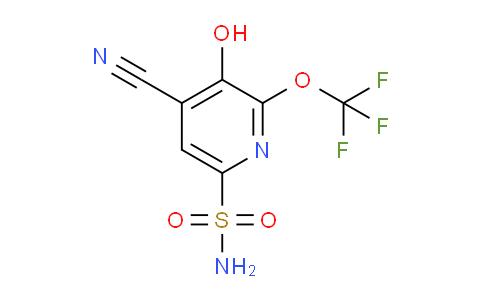 4-Cyano-3-hydroxy-2-(trifluoromethoxy)pyridine-6-sulfonamide