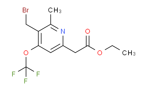 AM17773 | 1361873-44-0 | Ethyl 3-(bromomethyl)-2-methyl-4-(trifluoromethoxy)pyridine-6-acetate
