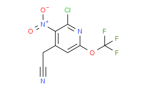 2-Chloro-3-nitro-6-(trifluoromethoxy)pyridine-4-acetonitrile