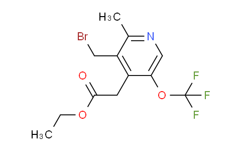 AM17774 | 1361771-06-3 | Ethyl 3-(bromomethyl)-2-methyl-5-(trifluoromethoxy)pyridine-4-acetate