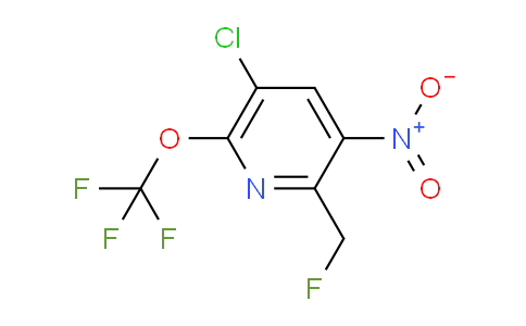 5-Chloro-2-(fluoromethyl)-3-nitro-6-(trifluoromethoxy)pyridine