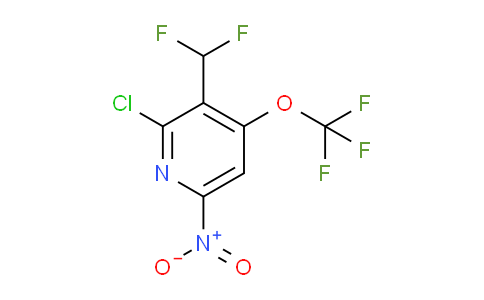 2-Chloro-3-(difluoromethyl)-6-nitro-4-(trifluoromethoxy)pyridine