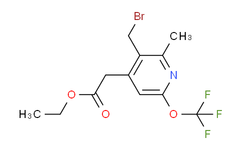 AM17776 | 1361755-97-6 | Ethyl 3-(bromomethyl)-2-methyl-6-(trifluoromethoxy)pyridine-4-acetate
