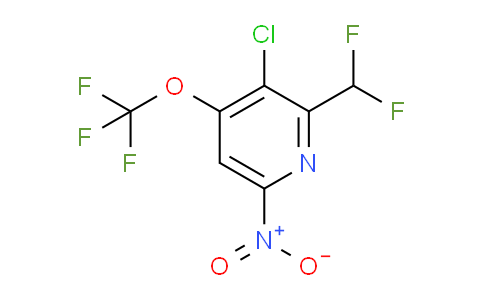 AM177760 | 1804808-72-7 | 3-Chloro-2-(difluoromethyl)-6-nitro-4-(trifluoromethoxy)pyridine