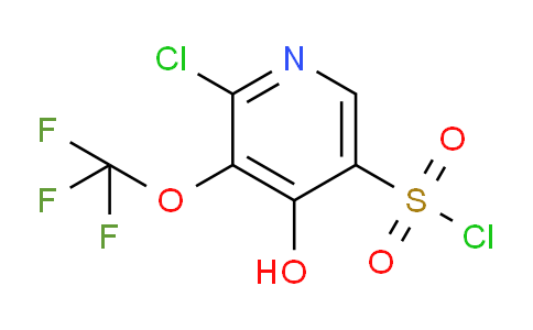 2-Chloro-4-hydroxy-3-(trifluoromethoxy)pyridine-5-sulfonyl chloride