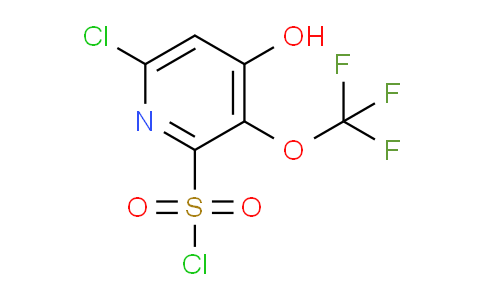 6-Chloro-4-hydroxy-3-(trifluoromethoxy)pyridine-2-sulfonyl chloride