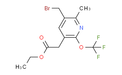 AM17777 | 1361805-26-6 | Ethyl 3-(bromomethyl)-2-methyl-6-(trifluoromethoxy)pyridine-5-acetate