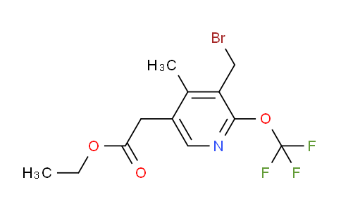 AM17778 | 1361909-97-8 | Ethyl 3-(bromomethyl)-4-methyl-2-(trifluoromethoxy)pyridine-5-acetate