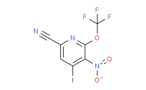 6-Cyano-4-iodo-3-nitro-2-(trifluoromethoxy)pyridine