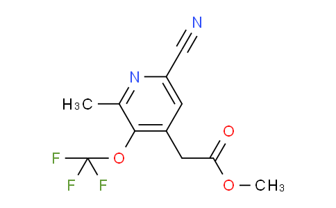 AM177800 | 1806056-49-4 | Methyl 6-cyano-2-methyl-3-(trifluoromethoxy)pyridine-4-acetate