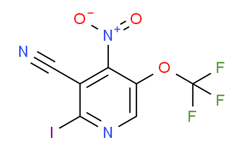 3-Cyano-2-iodo-4-nitro-5-(trifluoromethoxy)pyridine