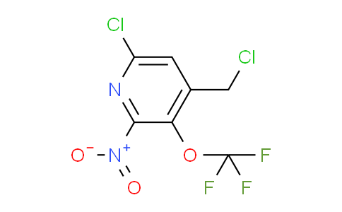 6-Chloro-4-(chloromethyl)-2-nitro-3-(trifluoromethoxy)pyridine