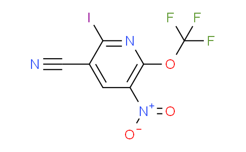 3-Cyano-2-iodo-5-nitro-6-(trifluoromethoxy)pyridine