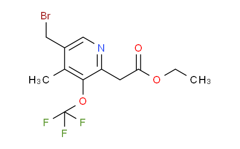AM17781 | 1361903-65-2 | Ethyl 5-(bromomethyl)-4-methyl-3-(trifluoromethoxy)pyridine-2-acetate