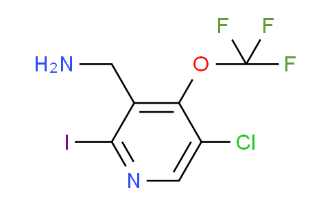 3-(Aminomethyl)-5-chloro-2-iodo-4-(trifluoromethoxy)pyridine