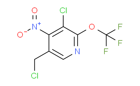 3-Chloro-5-(chloromethyl)-4-nitro-2-(trifluoromethoxy)pyridine