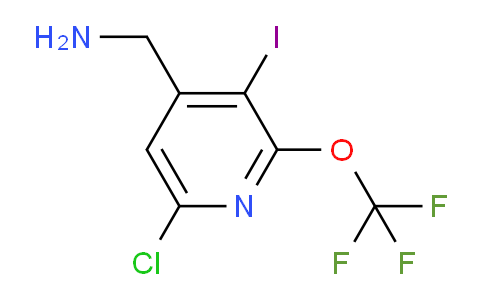 4-(Aminomethyl)-6-chloro-3-iodo-2-(trifluoromethoxy)pyridine