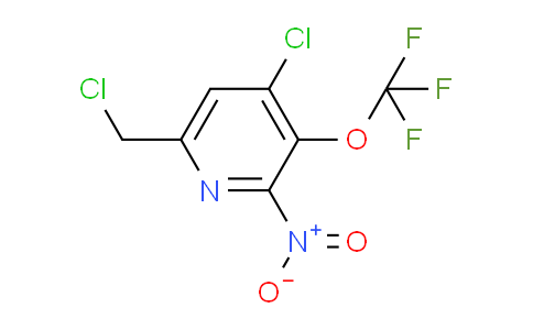 4-Chloro-6-(chloromethyl)-2-nitro-3-(trifluoromethoxy)pyridine