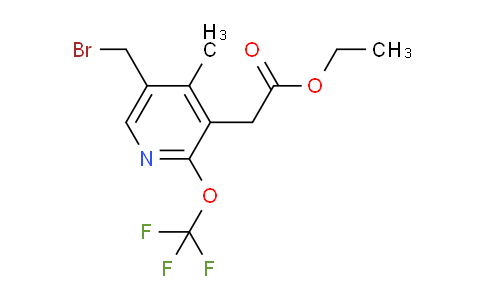 AM17783 | 1361713-29-2 | Ethyl 5-(bromomethyl)-4-methyl-2-(trifluoromethoxy)pyridine-3-acetate