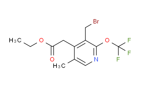 AM17784 | 1361850-85-2 | Ethyl 3-(bromomethyl)-5-methyl-2-(trifluoromethoxy)pyridine-4-acetate
