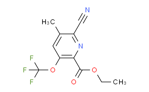 AM177846 | 1806131-83-8 | Ethyl 2-cyano-3-methyl-5-(trifluoromethoxy)pyridine-6-carboxylate