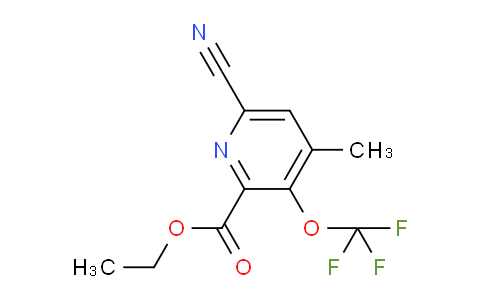 AM177851 | 1806215-53-1 | Ethyl 6-cyano-4-methyl-3-(trifluoromethoxy)pyridine-2-carboxylate