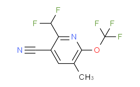 AM177861 | 1804818-75-4 | 3-Cyano-2-(difluoromethyl)-5-methyl-6-(trifluoromethoxy)pyridine