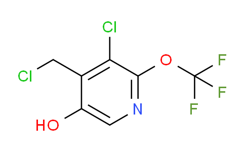 3-Chloro-4-(chloromethyl)-5-hydroxy-2-(trifluoromethoxy)pyridine