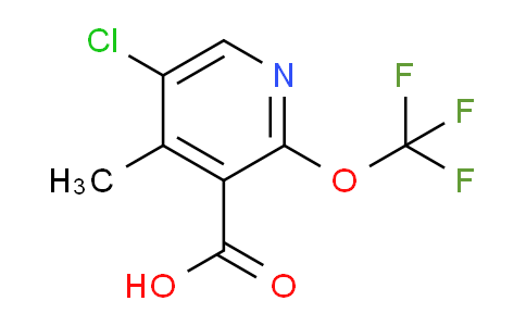 5-Chloro-4-methyl-2-(trifluoromethoxy)pyridine-3-carboxylic acid