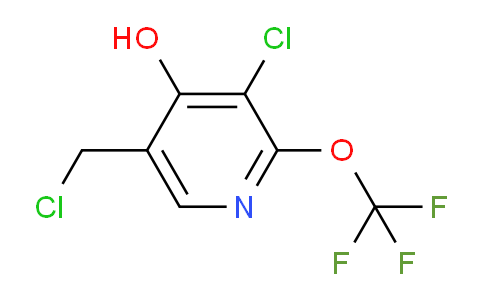 3-Chloro-5-(chloromethyl)-4-hydroxy-2-(trifluoromethoxy)pyridine