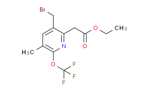 AM17788 | 1361756-05-9 | Ethyl 3-(bromomethyl)-5-methyl-6-(trifluoromethoxy)pyridine-2-acetate