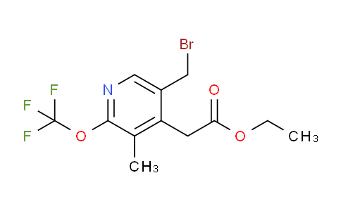 AM17789 | 1361873-54-2 | Ethyl 5-(bromomethyl)-3-methyl-2-(trifluoromethoxy)pyridine-4-acetate