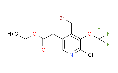 AM17790 | 1361910-08-8 | Ethyl 4-(bromomethyl)-2-methyl-3-(trifluoromethoxy)pyridine-5-acetate