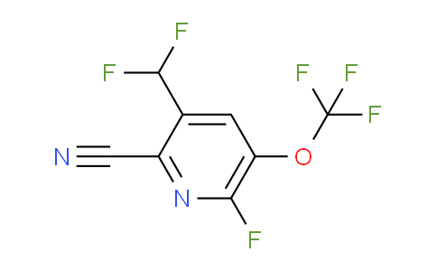 AM177915 | 1806246-11-6 | 2-Cyano-3-(difluoromethyl)-6-fluoro-5-(trifluoromethoxy)pyridine