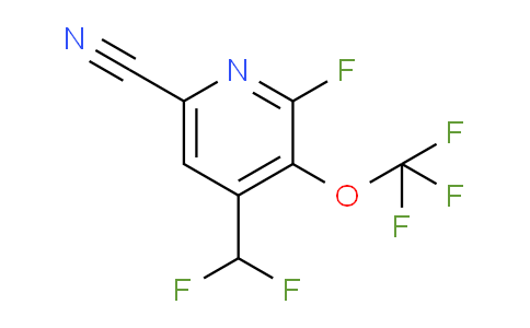 AM177918 | 1806159-73-8 | 6-Cyano-4-(difluoromethyl)-2-fluoro-3-(trifluoromethoxy)pyridine